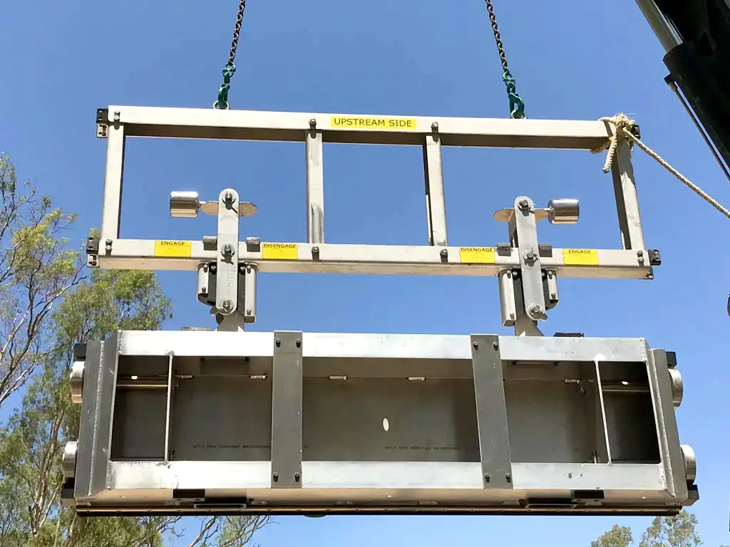 Ataguías metálicas para obras hidráulicas